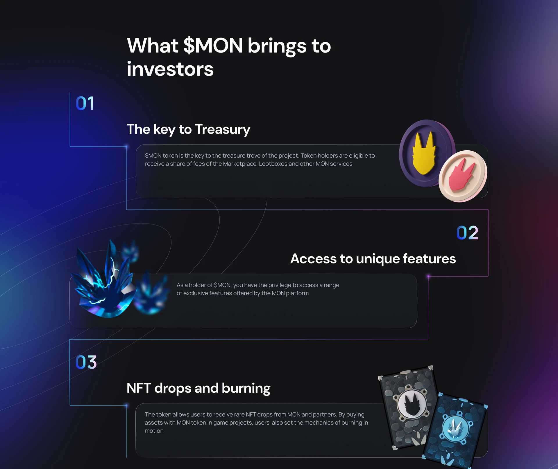 Выгоды токена $MON